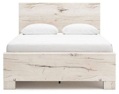 Lawroy Queen Panel Bed with Storage, Dresser, Mirror and Nightstand