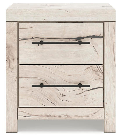 Lawroy Twin Panel Bed with Storage, Dresser, Mirror and Nightstand