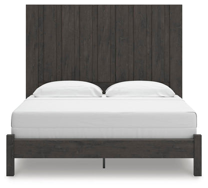 Fraluna King Panel Bed, Dresser, Mirror and Nightstand