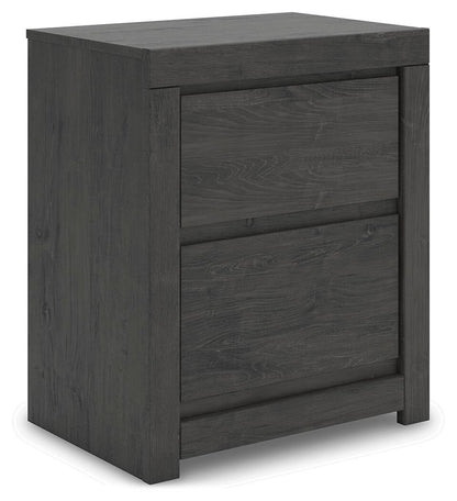 Fraluna Queen Panel Storage Bed, Dresser, Mirror and Nightstand