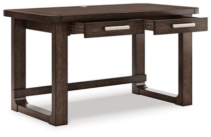 Breckington Home Office Desk with Chair and Storage