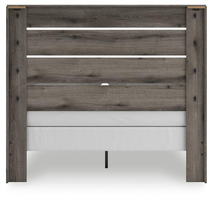 Graystorm Queen Panel Bed, Dresser, Mirror and Nightstand