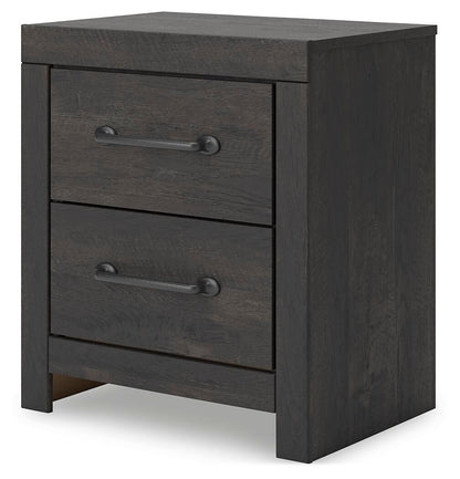 Hollivern Twin Panel Bed with Storage, Dresser, Mirror and Nightstand