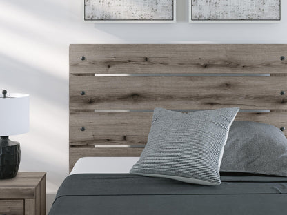Graystorm Full Panel Storage Bed, Dresser, Mirror and Nightstand