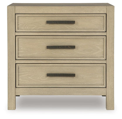 Calmoro California King Bookcase Bed with Mirrored Dresser and Nightstand