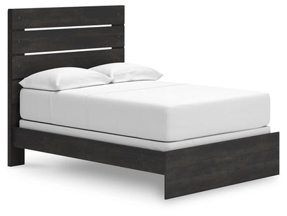 Hollivern Full Panel Bed, Dresser, Mirror and Nightstand