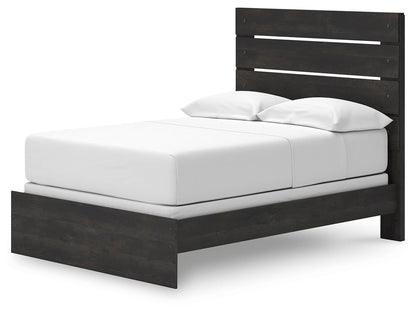 Hollivern Full Panel Bed, Dresser, Mirror and Nightstand