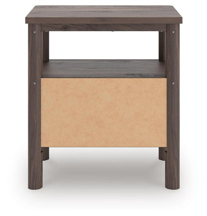 Pamytta King Upholstered Panel Platform Bed, Dresser, Mirror and Nightstand