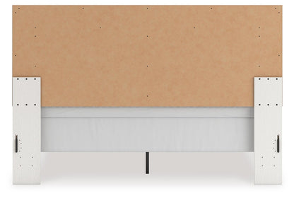 Zuraleus King Upholstered Panel Bed, Dresser, Mirror and Nightstand