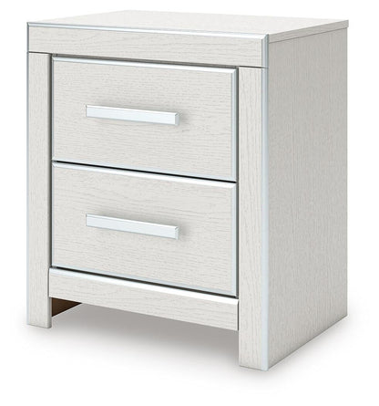 Zuraleus King Upholstered Panel Platform Bed, Dresser, Mirror and Nightstand