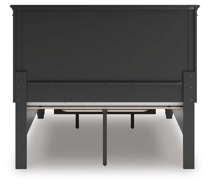 Lanolee Full Panel Storage Bed, Dresser, Mirror and Nightstand