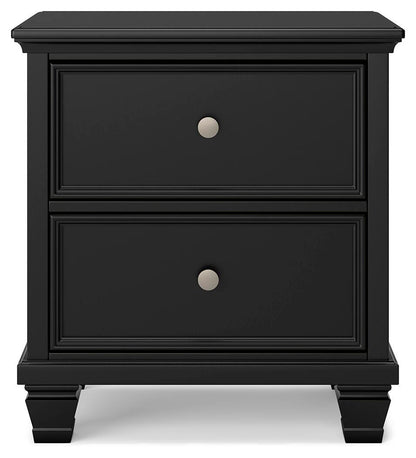 Lanolee Full Panel Storage Bed, Dresser, Mirror and Nightstand