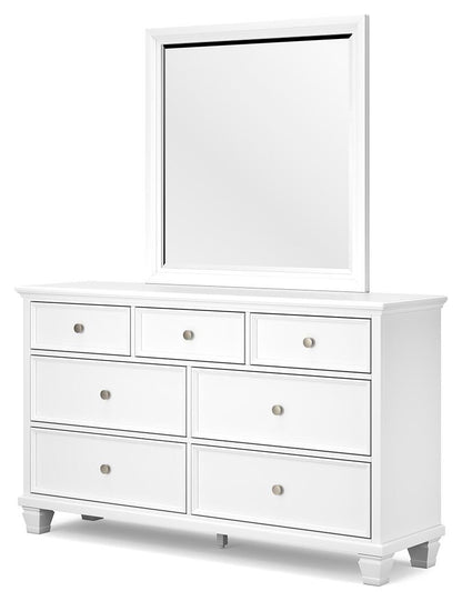 Fortman Full Panel Storage Bed, Dresser, Mirror and Nightstand