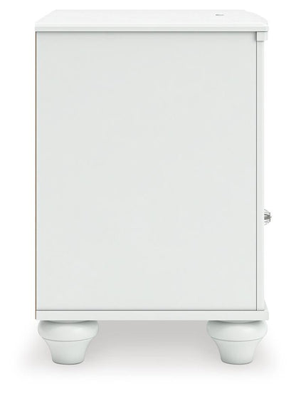 Kozlani Full Upholstered Panel Storage Bed, Dresser, Mirror and Nightstand