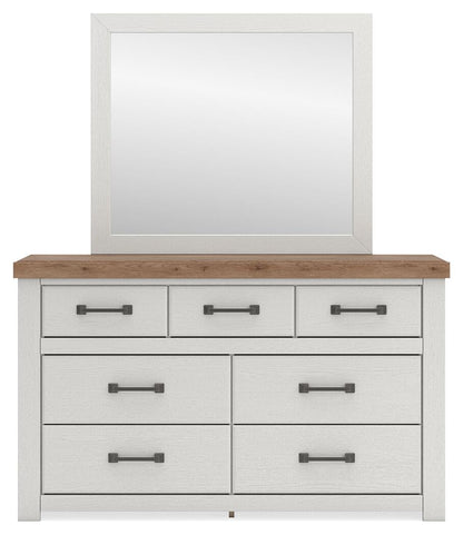 Savonport King Panel Bed. Dresser, Mirror and Nightstand