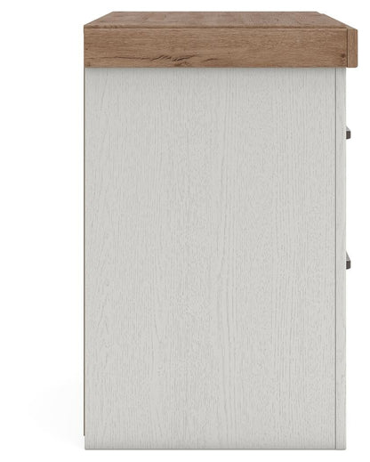 Savonport Full Panel Storage Bed. Dresser, Mirror and Nightstand