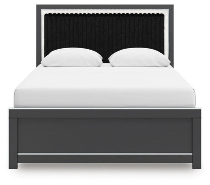 Zuraleus Queen Upholstered Panel Bed