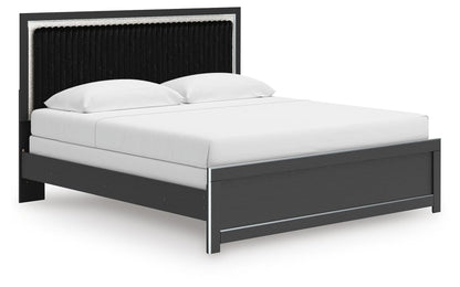 Zuraleus King Upholstered Panel Bed