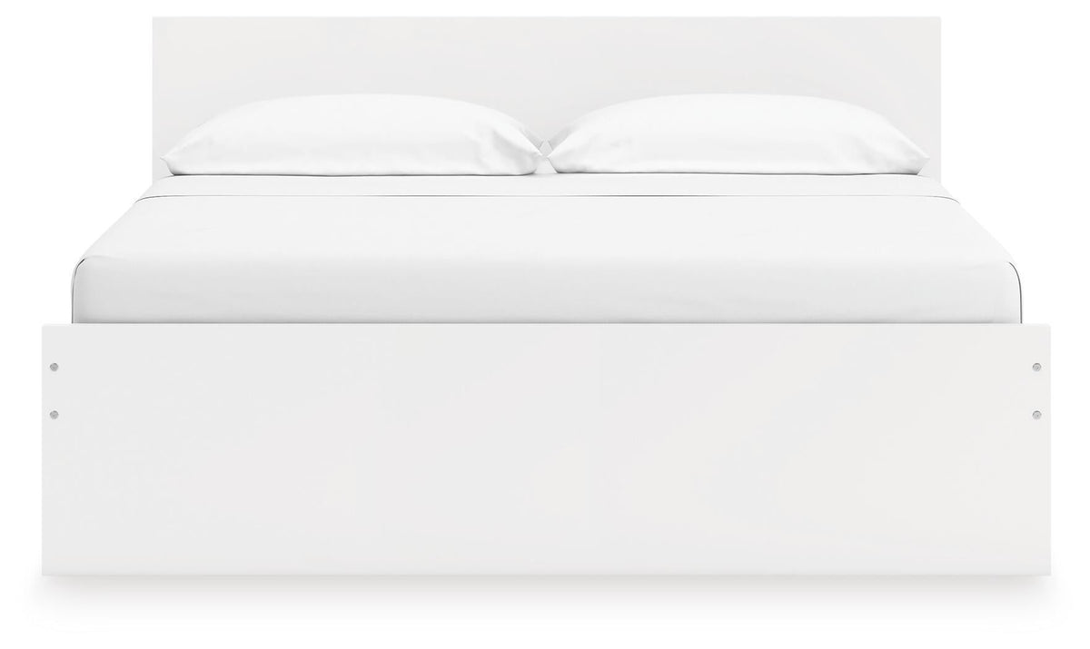Onita King Panel Platform Bed with 2 Side Storage