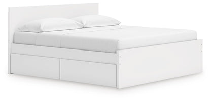 Onita King Panel Platform Bed with Storage