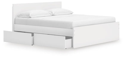 Onita King Panel Platform Bed with Storage