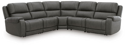 5Z - Pittson 5-Piece Power Reclining Sectional