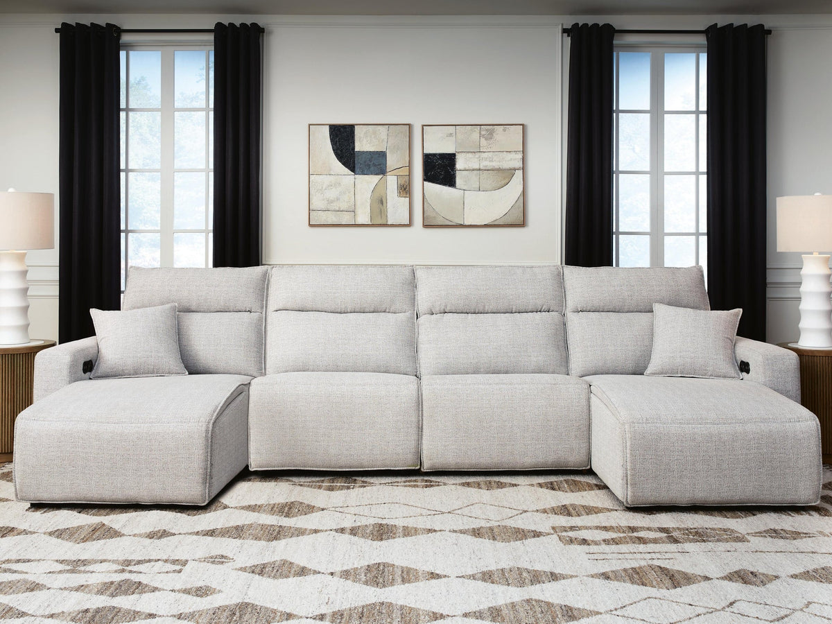 Modmax II 4-Piece Reclining Sectional with Double Chaise