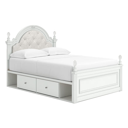 Kozlani Full Upholstered Panel Bed with Storage