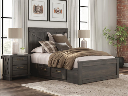 Vonitta Bay Full Panel Bed with Storage