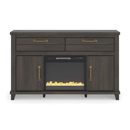 Brazen Valley 60" TV Stand with Electric Fireplace