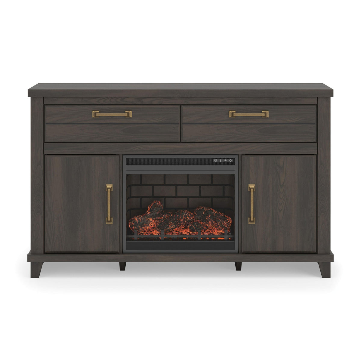 Brazen Valley 60" TV Stand with Electric Fireplace