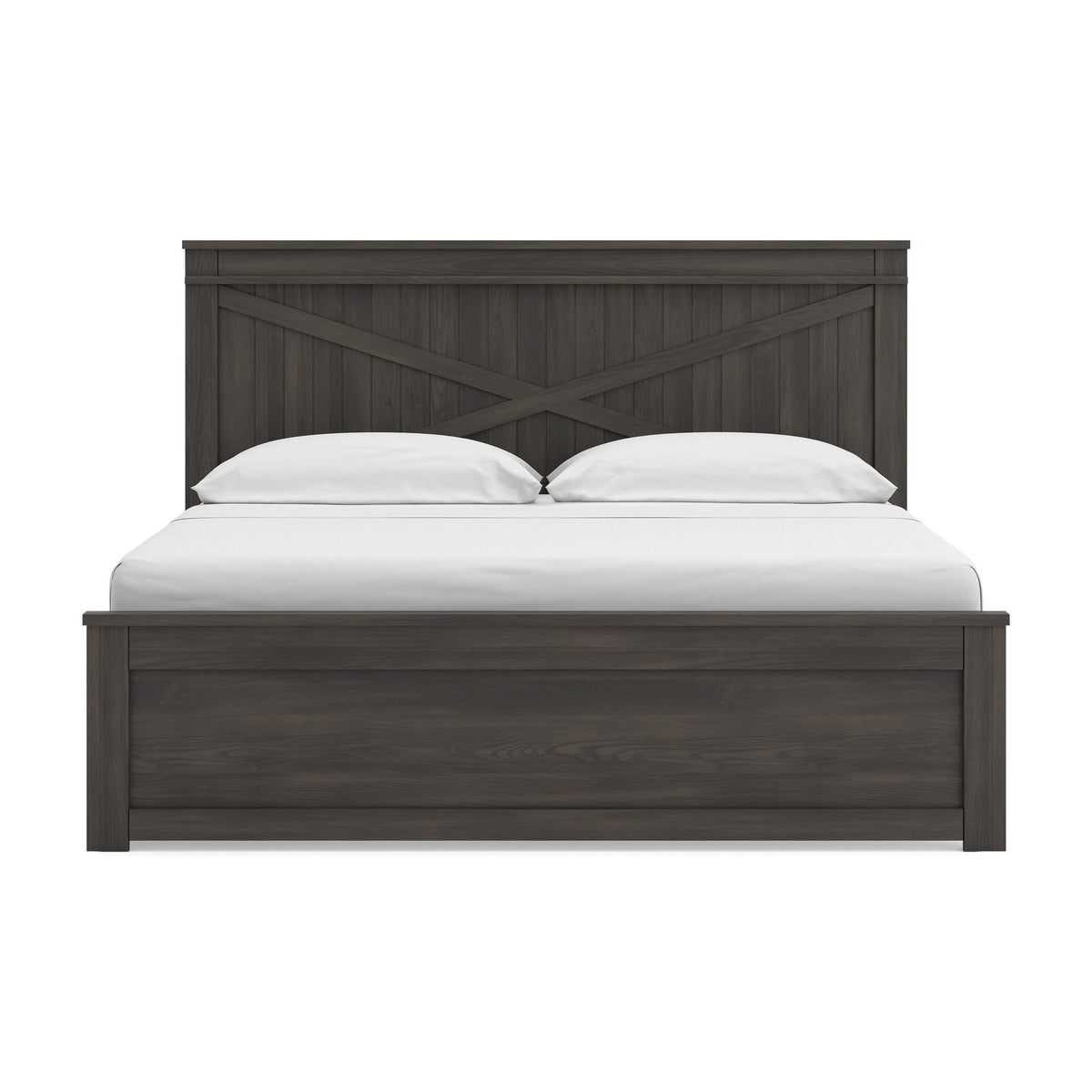 Vonitta Bay King Panel Platform Bed with Storage