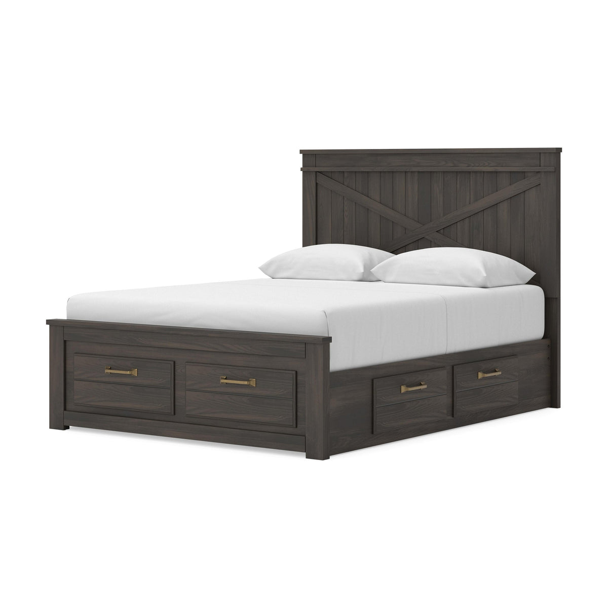 Vonitta Bay Queen Panel Storage Bed