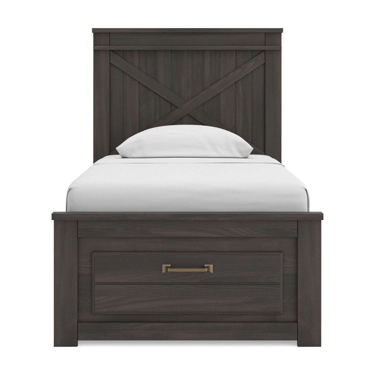 Vonitta Bay Twin Panel Storage Bed