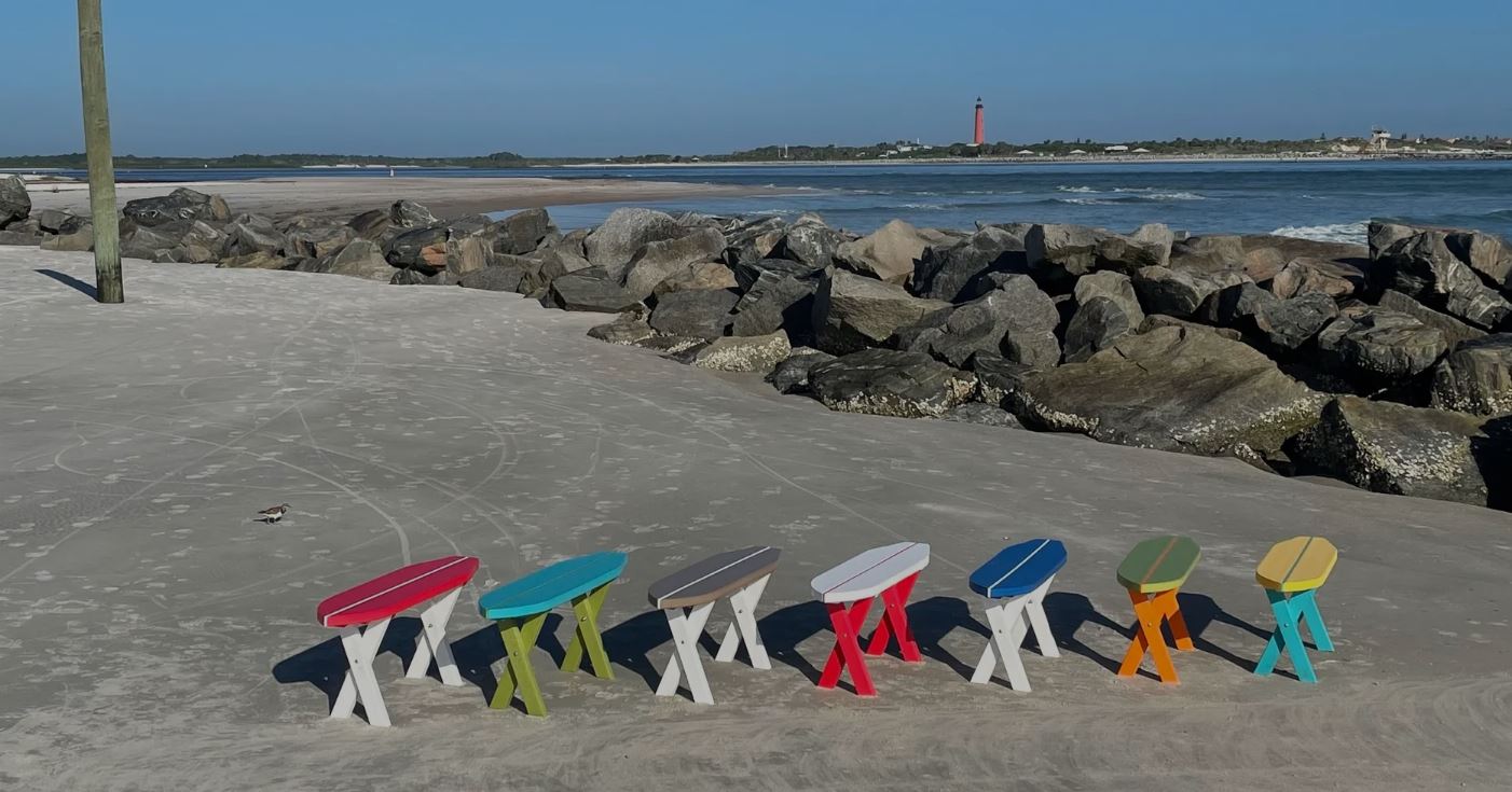 Surf Board Bench