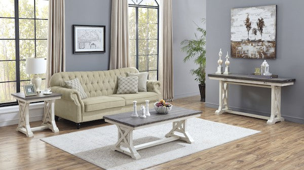 Bar Harbor Cream Two Tone Cocktail Table
