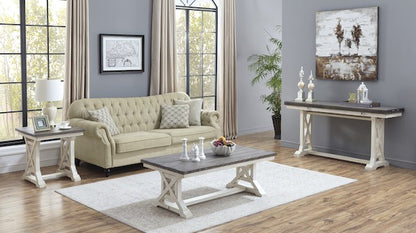 Bar Harbor Cream Two Tone Cocktail Table