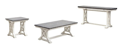 Bar Harbor Cream Two Tone End Table