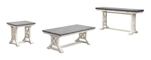 Bar Harbor Cream Two Tone End Table