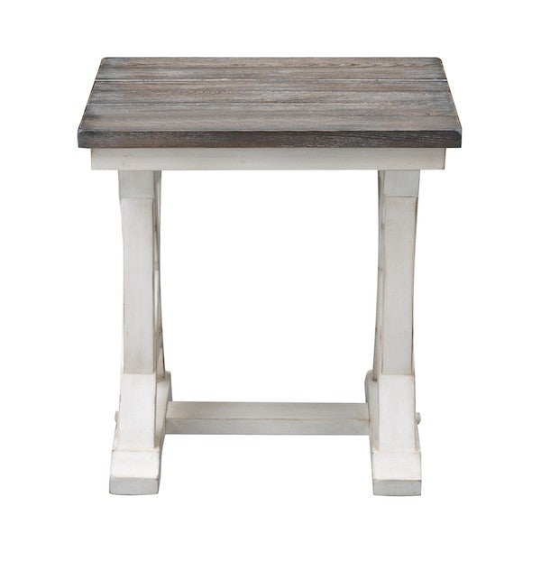Bar Harbor Cream Two Tone End Table