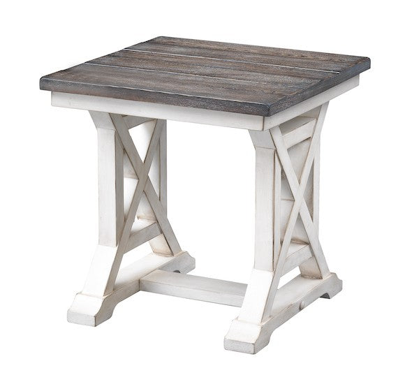 Bar Harbor Cream Two Tone End Table