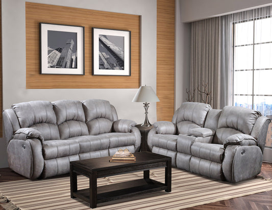 Cagney Reclining Power Sofa and Loveseats with Adjustable Headrests
