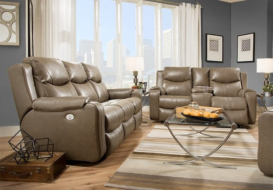 Marvel Double Reclining Console Loveseat