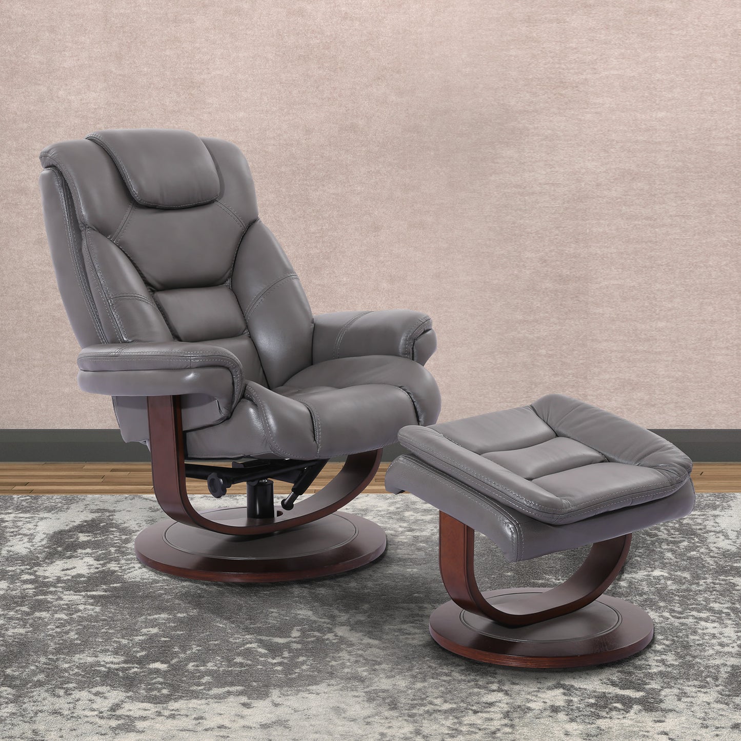 Monarch Robust Reclining Chair and Ottoman
