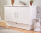 Madrid White Cabinet Bed