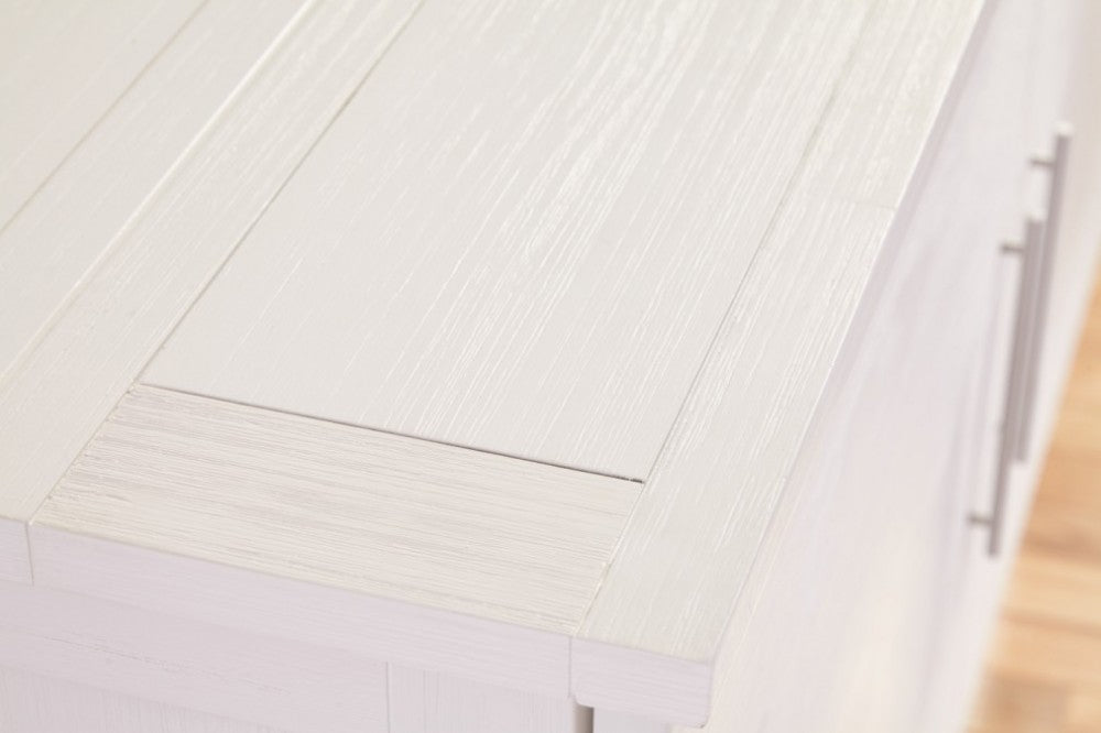Madrid White Cabinet Bed