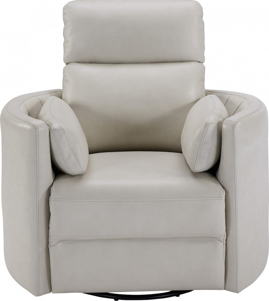 Florence Ivory Power Reclining Swivel Glider