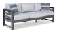 Amora Outdoor Sofa, Loveseat and 2 Lounge Chairs with End Table